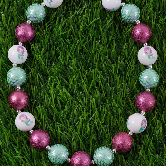 Mermaid Gum Bead Necklace - Moonlight Boutique