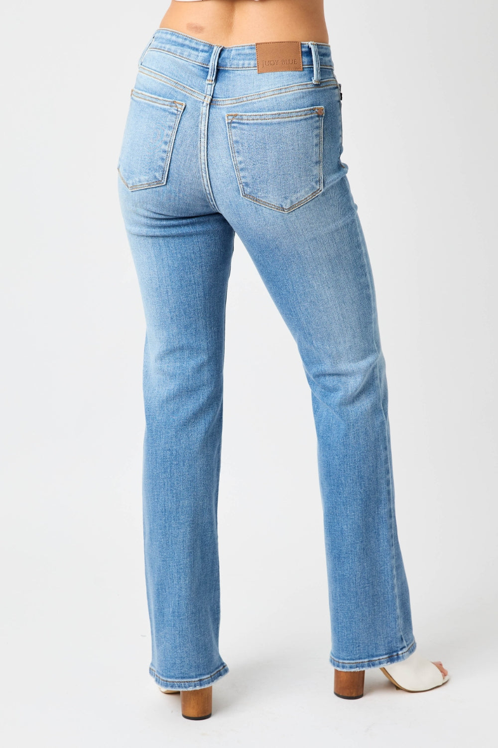 Judy Blue Full Size High Waist Straight Jeans - Moonlight Boutique