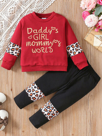 DADDY'S GIRL MOMMY'S WORLD Leopard Top and Pants Set - Moonlight Boutique
