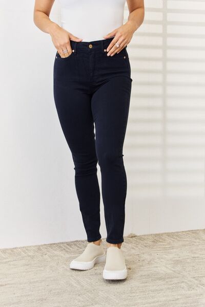 Judy Blue Full Size Garment Dyed Tummy Control Skinny Jeans - Moonlight Boutique