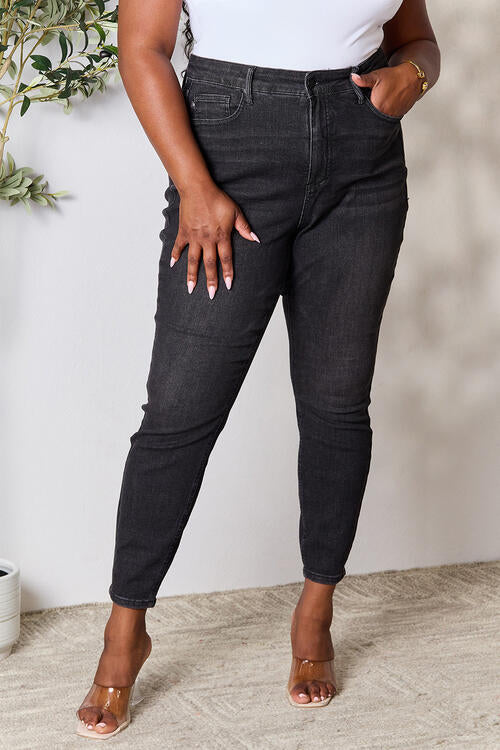 Judy Blue Full Size Tummy Control High Waist Denim Jeans - Moonlight Boutique