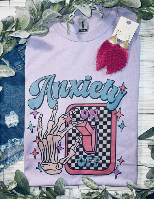 Anxiety Light Switch (T-Shirt) - Moonlight Boutique