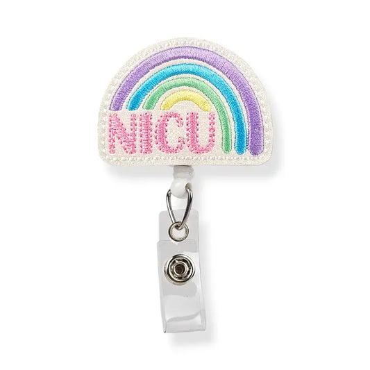 Rainbow NICU Badge Pal - Moonlight Boutique