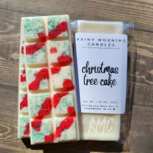 Christmas Tree Cake | Holiday Snap Bar Wax Melt - Moonlight Boutique