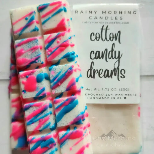 Cotton Candy Dreams Snap Bar Wax Melts - Moonlight Boutique