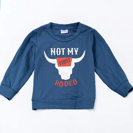 Not My First Rodeo" Graphic Sweatshirt - Moonlight Boutique